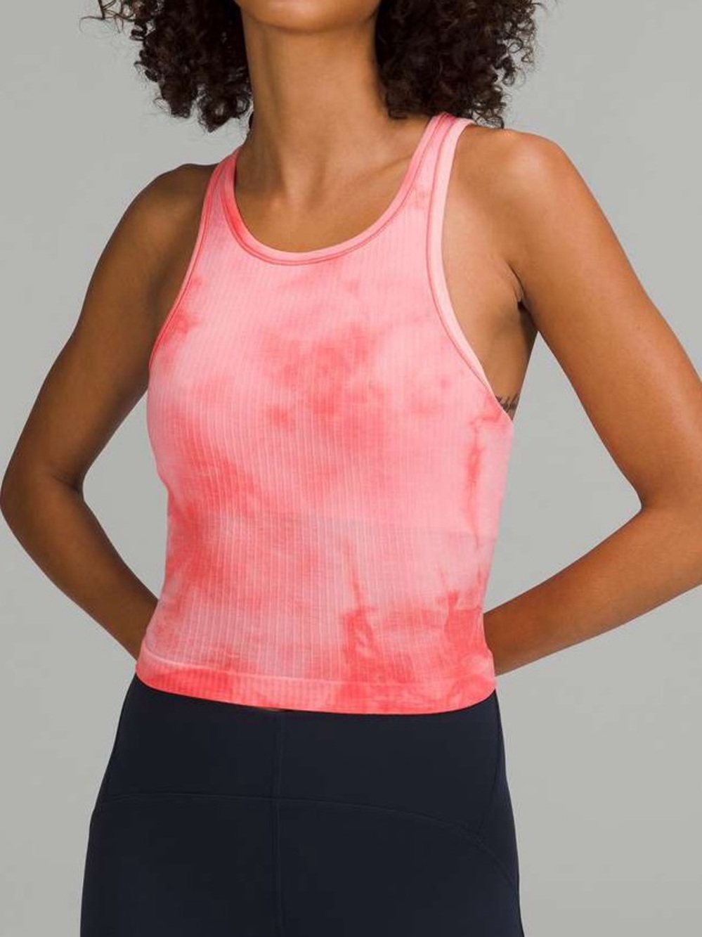 Lululemon Ebb to Street Cropped Racerback Tank Top